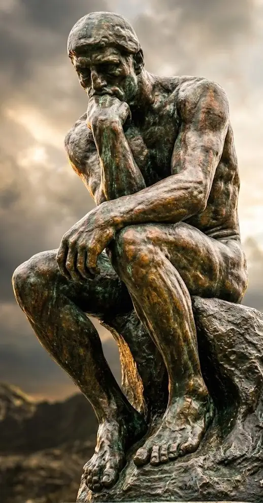 O Símbolo da Filosofia, O Poeta, A Mente que Constrói, O Guardião do Inferno, O Ícone do Existencialismo.