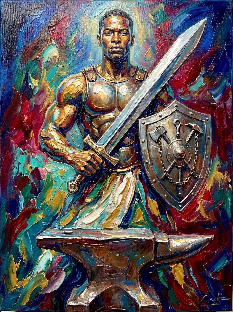 Senhor do Ferro, Orixá da Guerra, Dono dos Caminhos, Protetor dos Ferreiros, General de Aruanda, Vencedor de Demandas